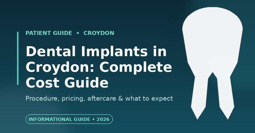 Dental Implants in Croydon: A Complete Cost Guide for Patients in 2026