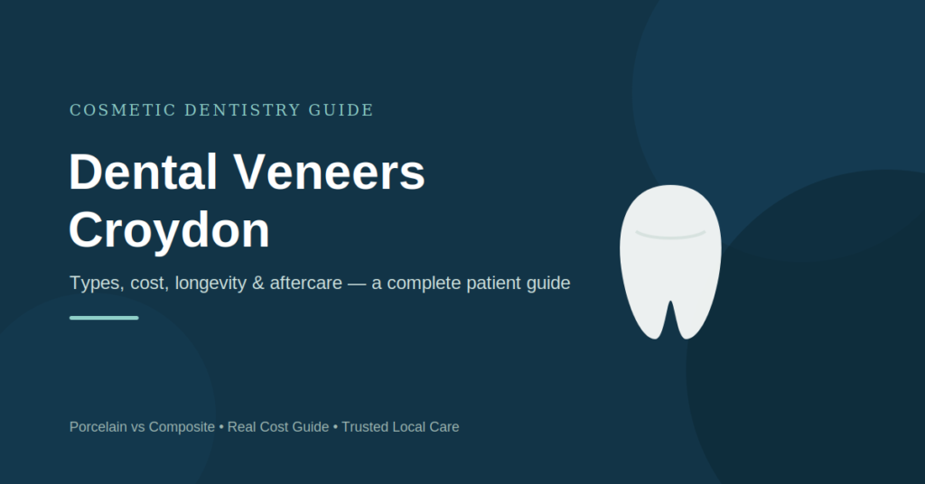 Dental Veneers Croydon: A Complete Guide to Types, Cost, and Aftercare