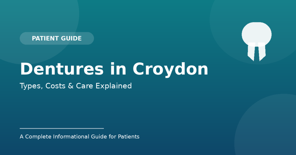 A Complete Guide to Dentures in Croydon: Types, Costs, and Care