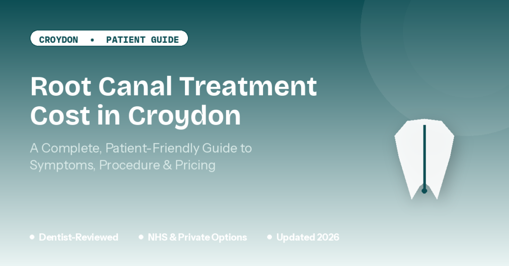 Root Canal Treatment Cost in Croydon: A Complete Guide for Patients